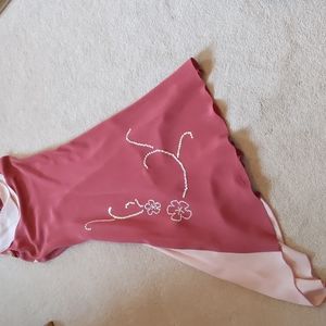 Hype silk asymmetrical dress